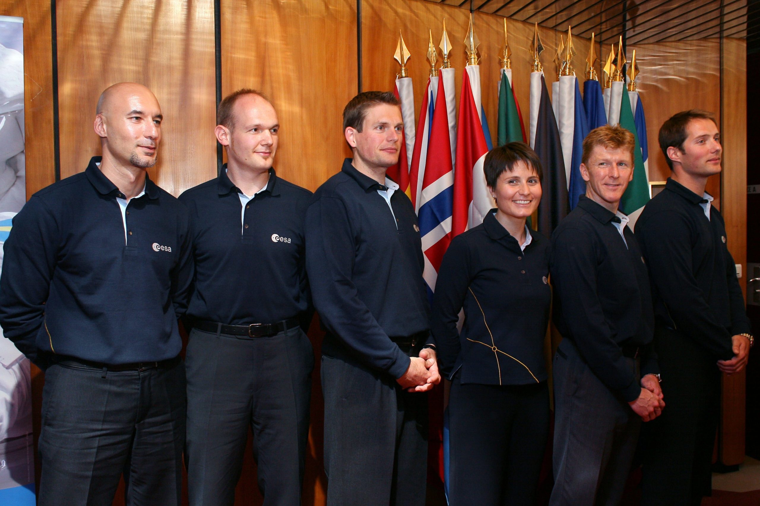 Présentation des nouveaux astronautes européens en 2009