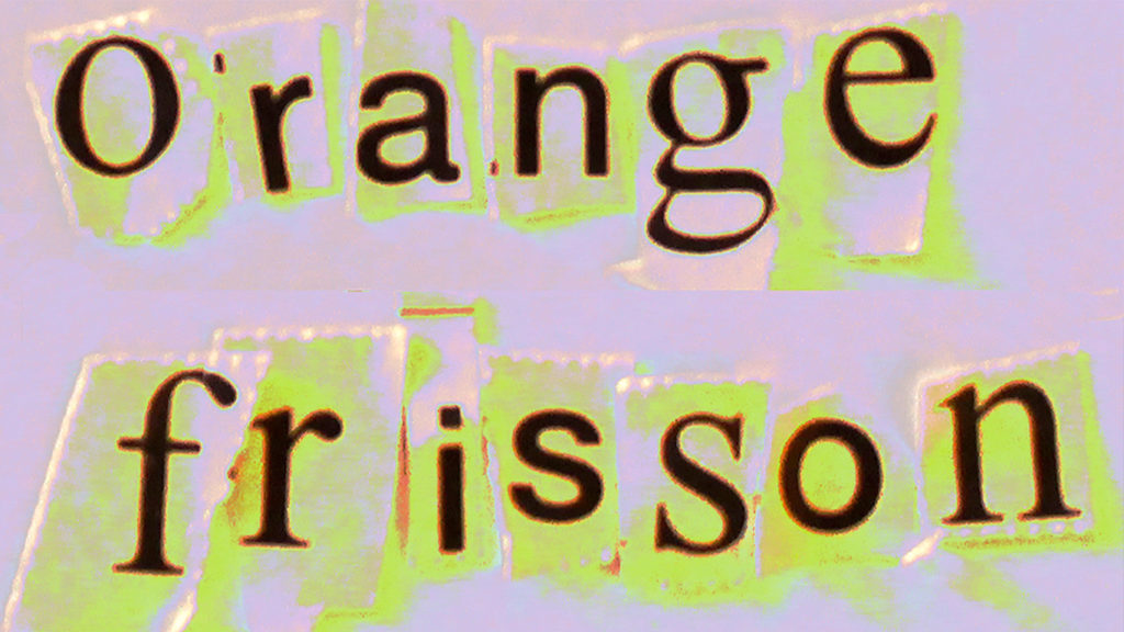 orange frisson esacm le chantier radio
